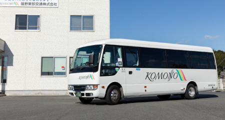 菰野東部交通株式会社／愛知営業所が所有する小型バス