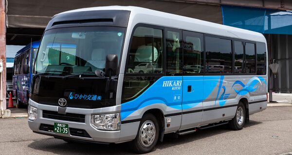 ひかり交通株式会社の所有するバス