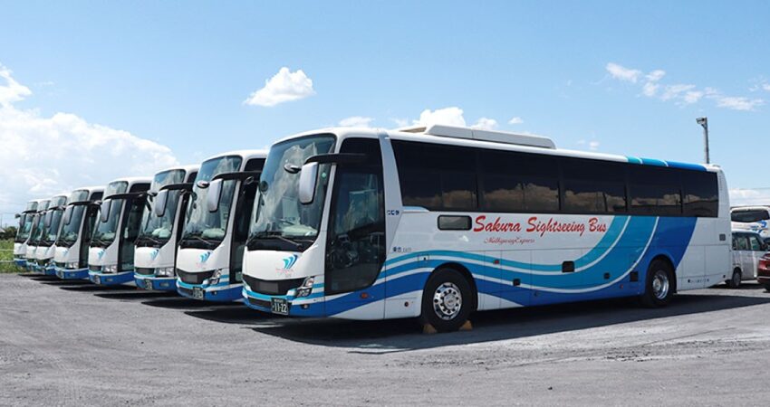 さくら観光バス株式会社の所有するバス